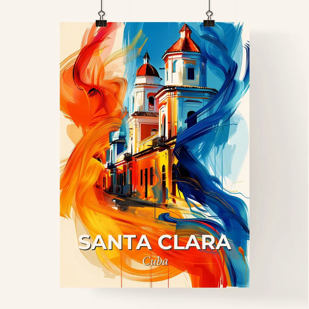 Vibrant Santa Clara, Cuba Poster