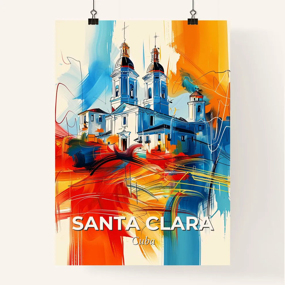Vibrant Santa Clara, Cuba Poster