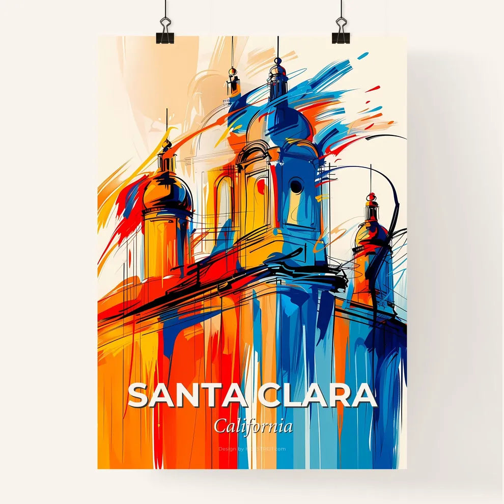 Vibrant Santa Clara, California Poster