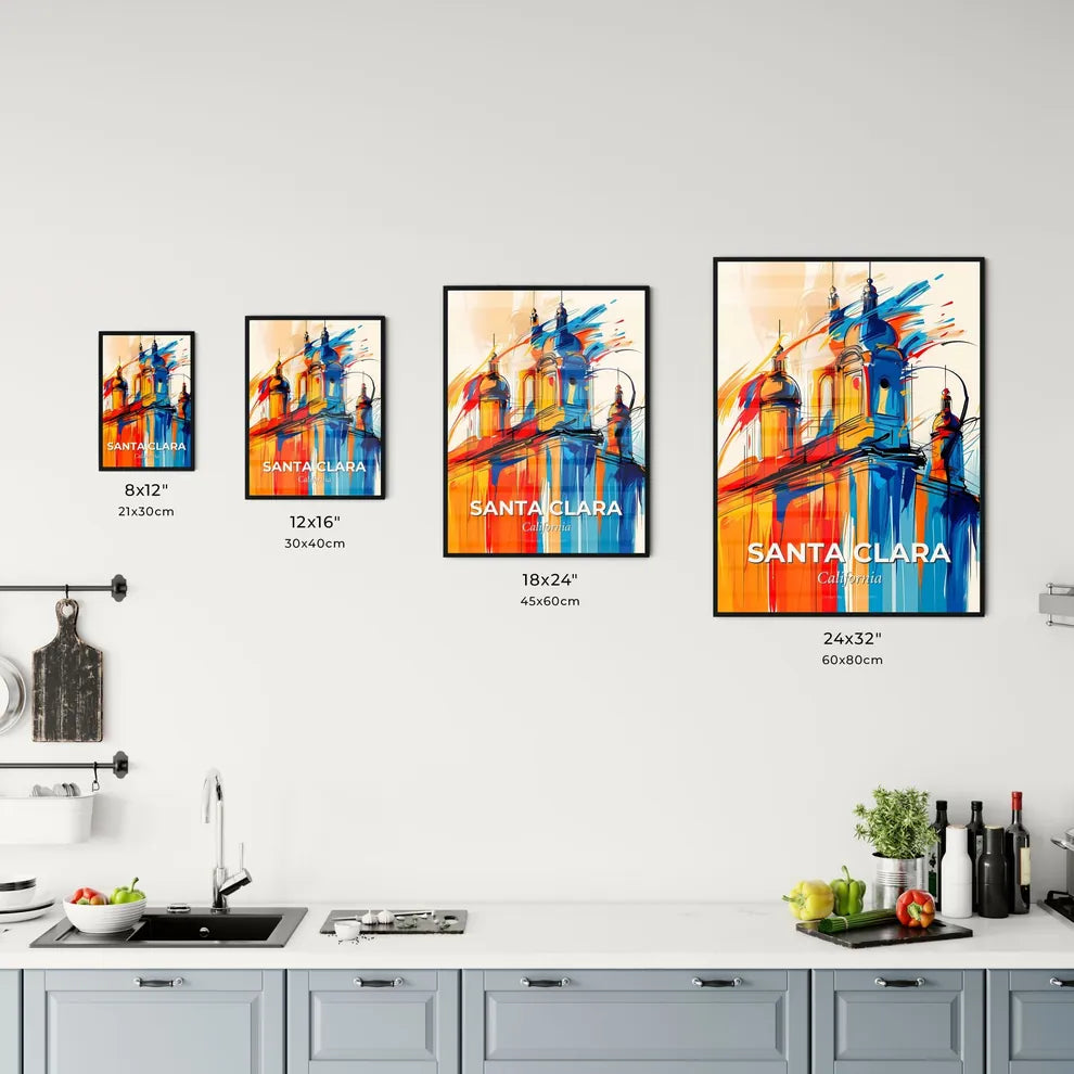 Vibrant Santa Clara, California Kitchen Art