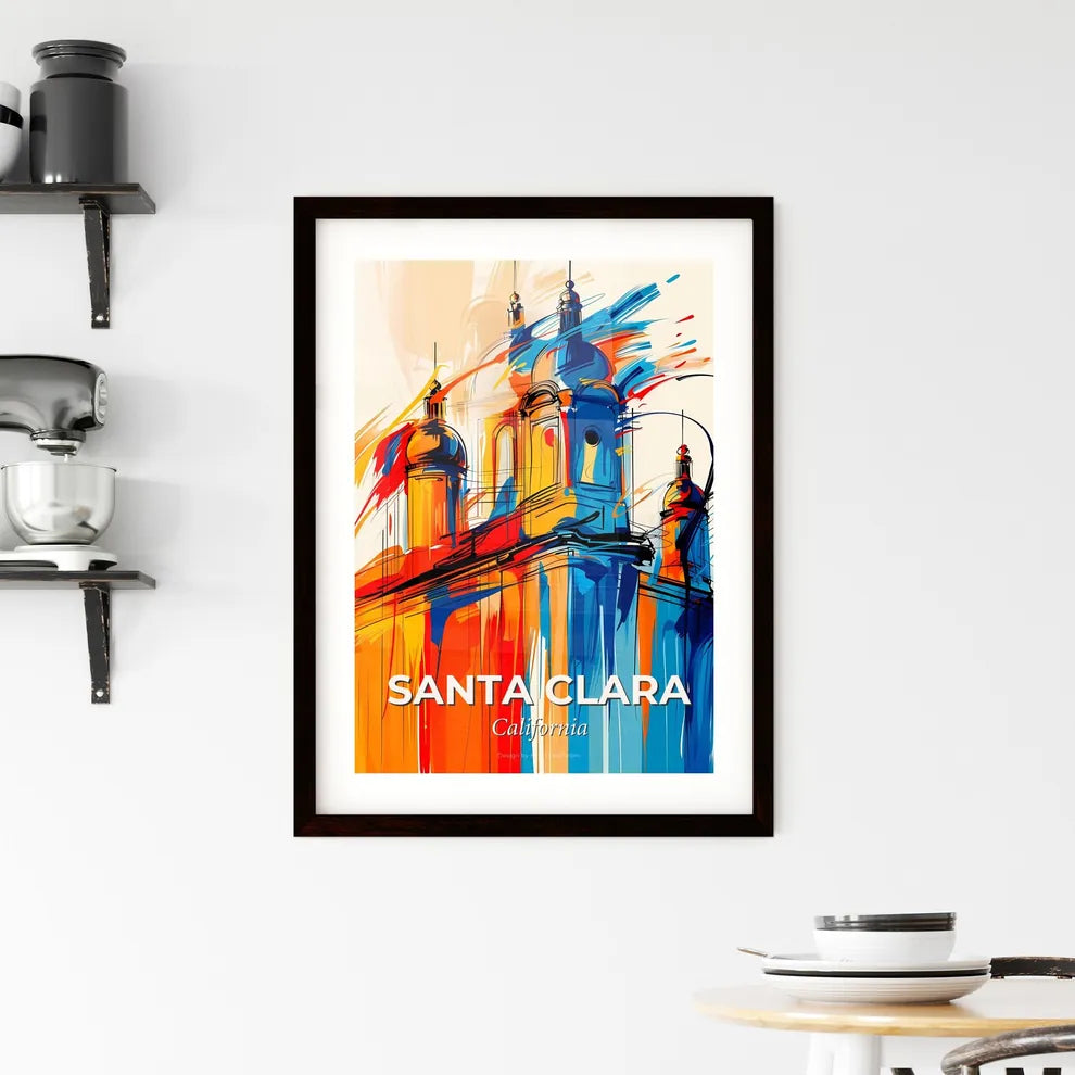 Vibrant Santa Clara, California Framed Print