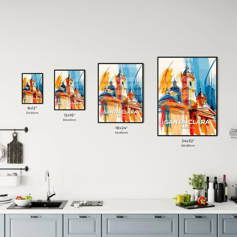 Vibrant Santa Clara, California Kitchen Art