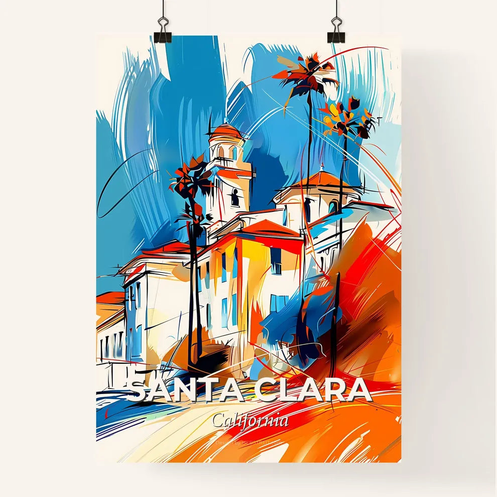 Vibrant Santa Clara, California Poster