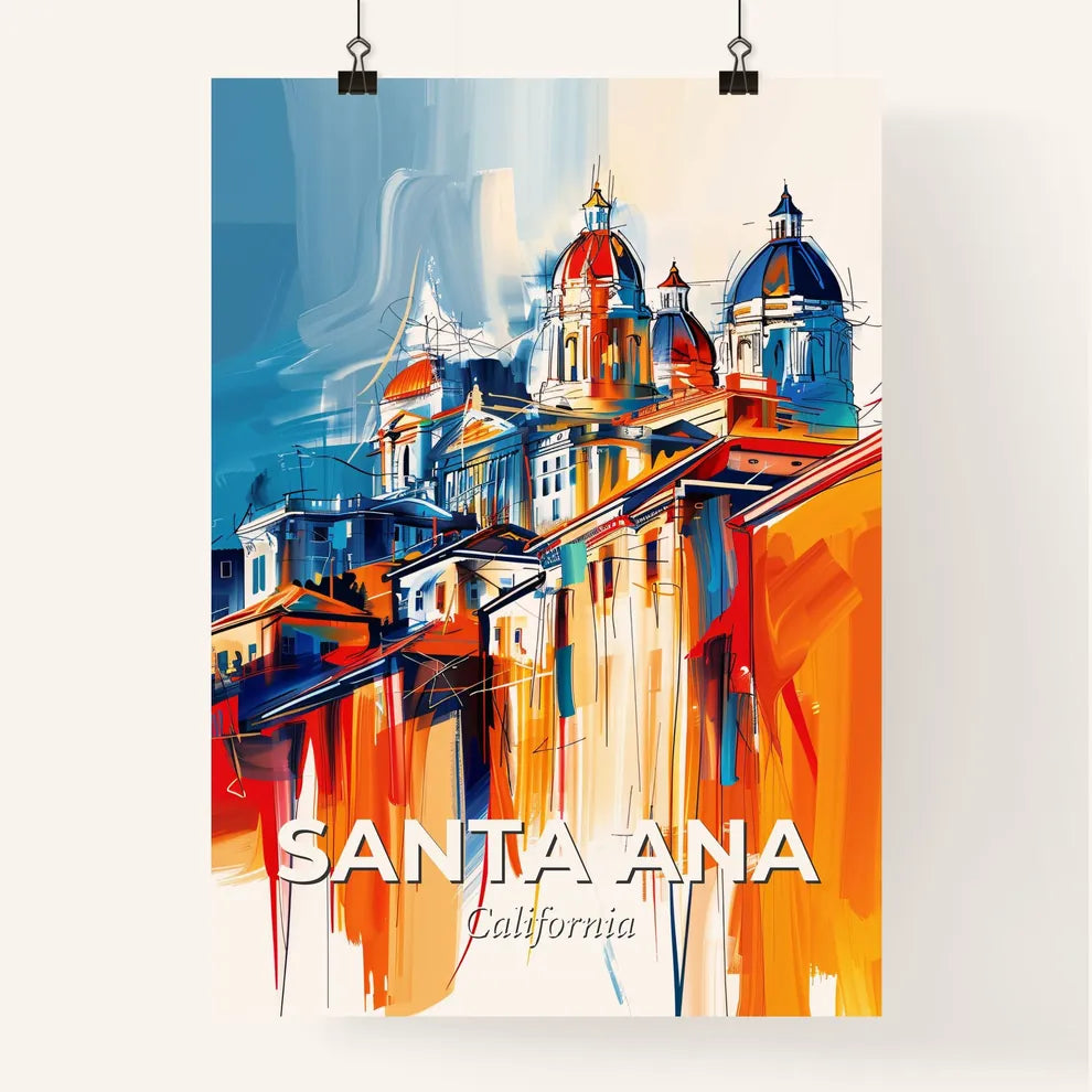 Vibrant Santa Ana, California Poster