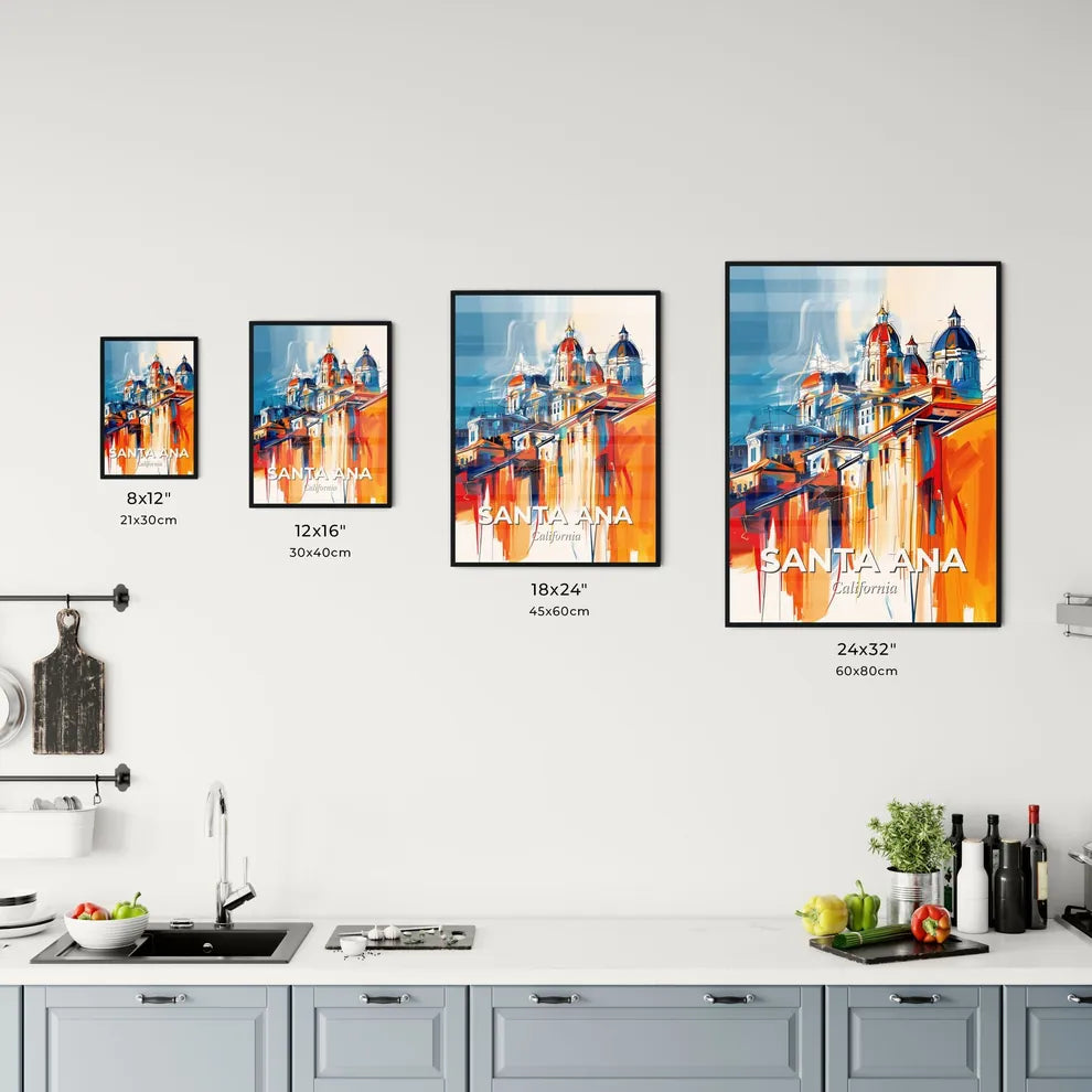 Vibrant Santa Ana, California Kitchen Art