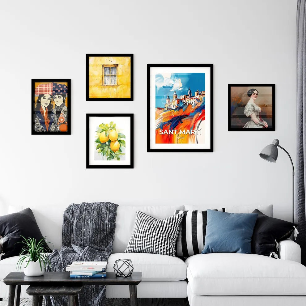 Vibrant Sant Martí, Spain Wall Art Collection