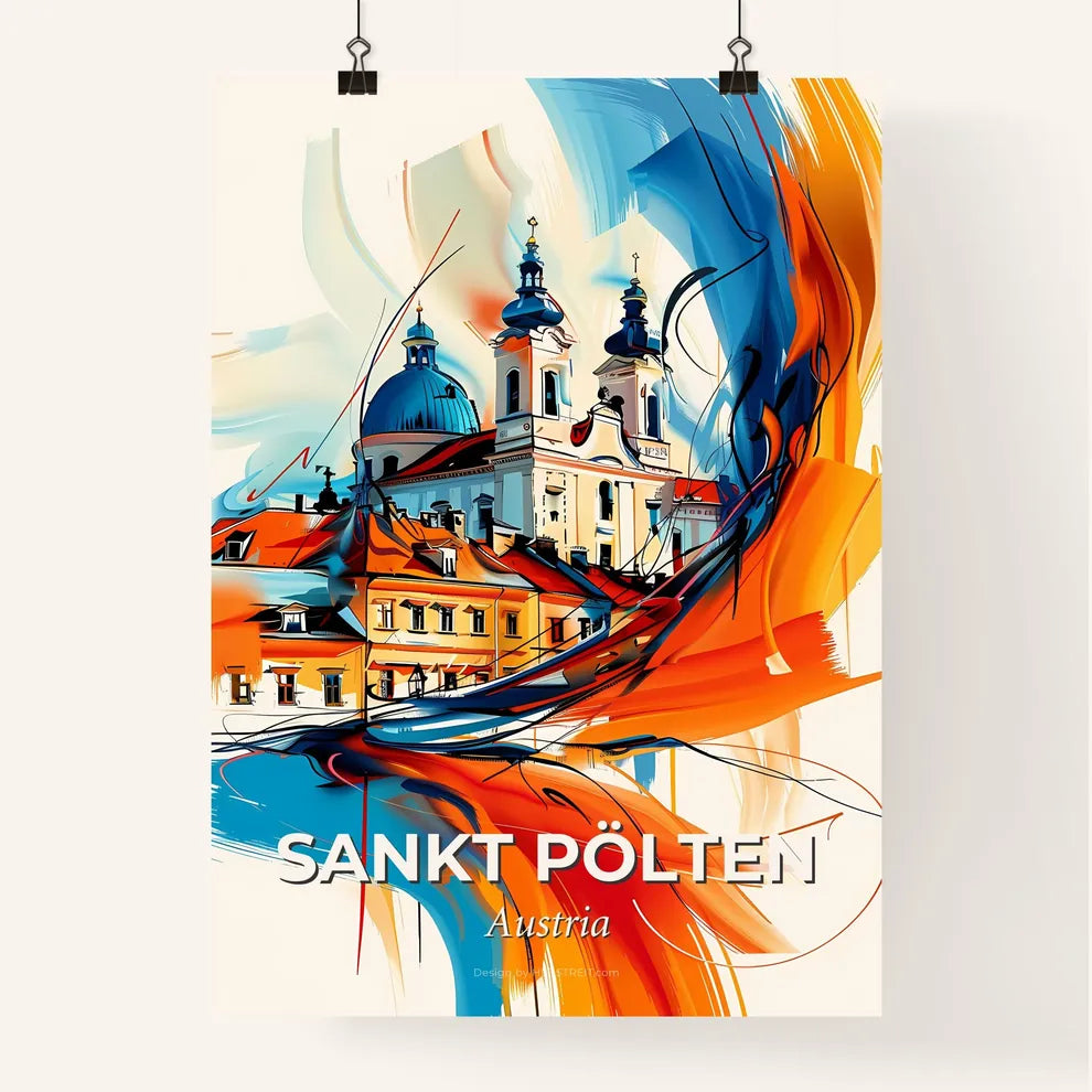 Vibrant Sankt Pölten, Austria Poster