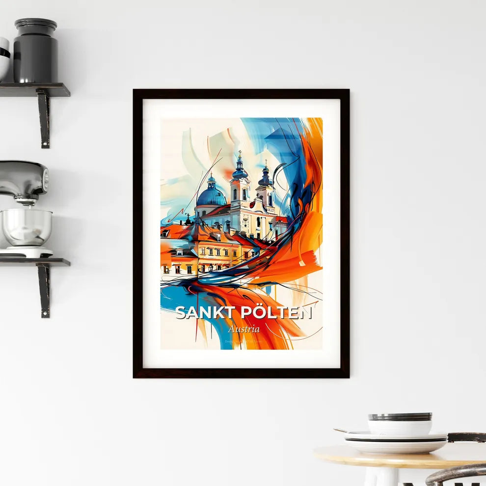 Vibrant Sankt Pölten, Austria Framed Print