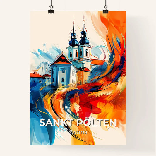 Vibrant Sankt Pölten, Austria Poster