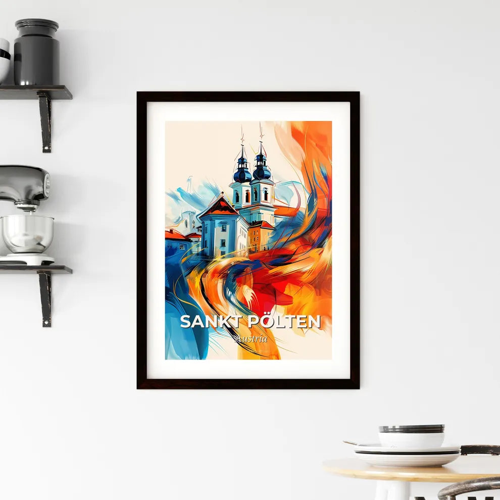 Vibrant Sankt Pölten, Austria Framed Print