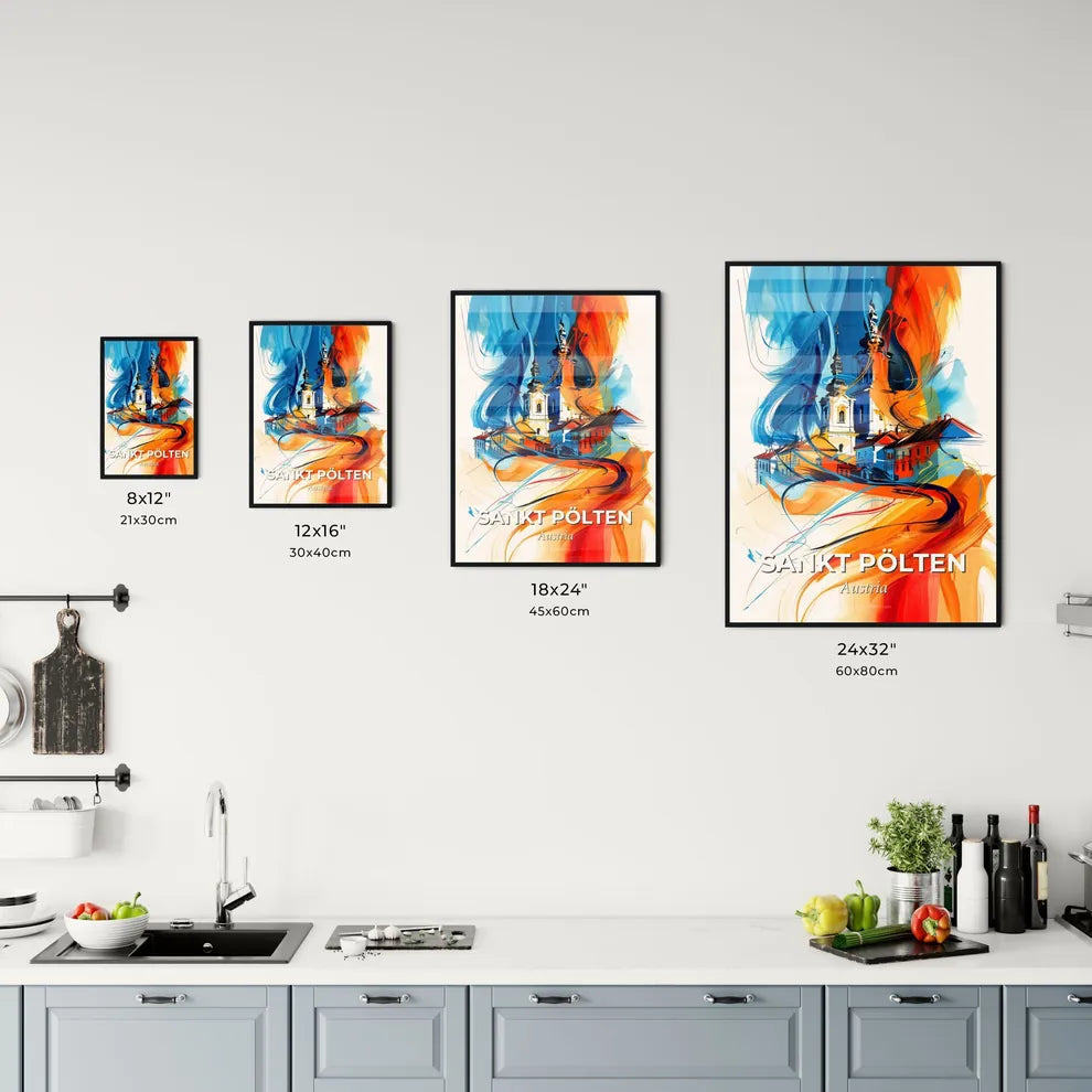 Vibrant Sankt Pölten, Austria Kitchen Art