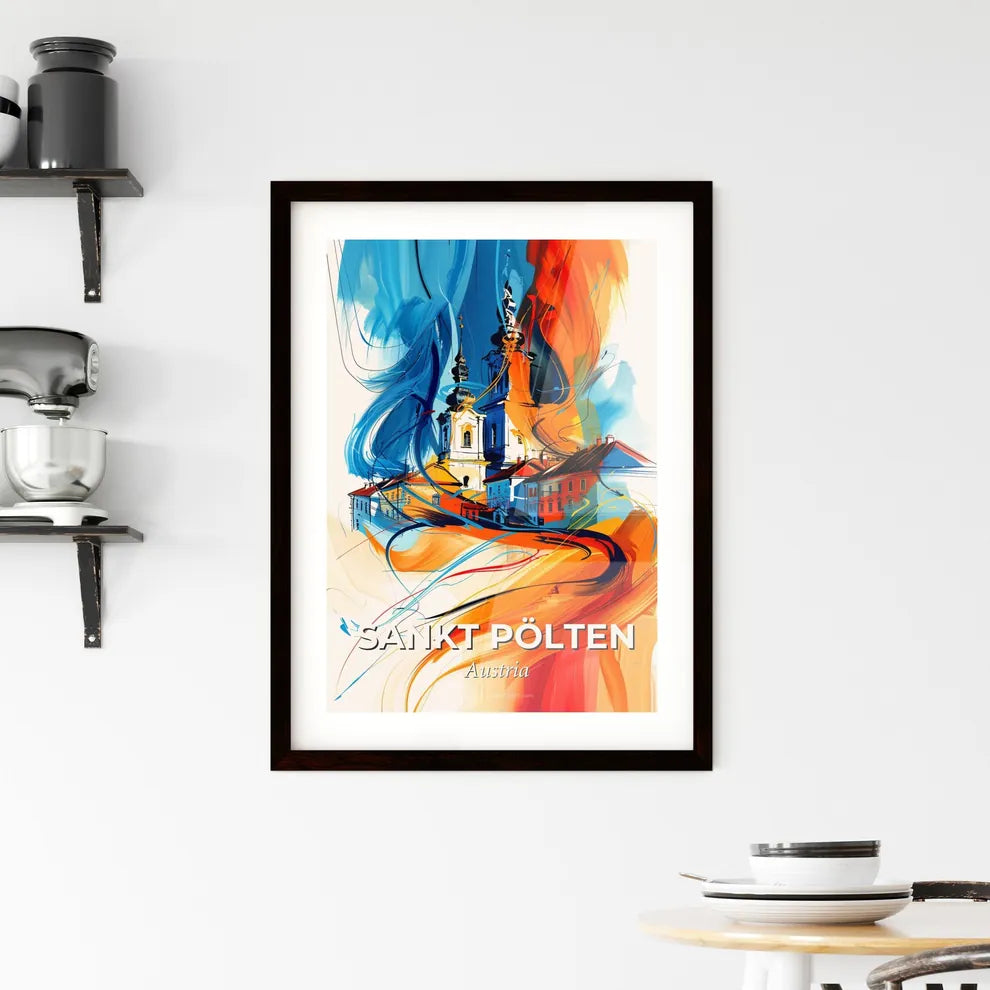 Vibrant Sankt Pölten, Austria Framed Print