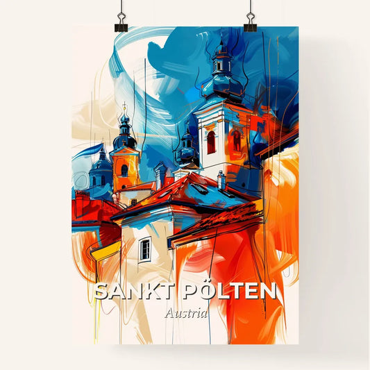 Vibrant Sankt Pölten, Austria Poster