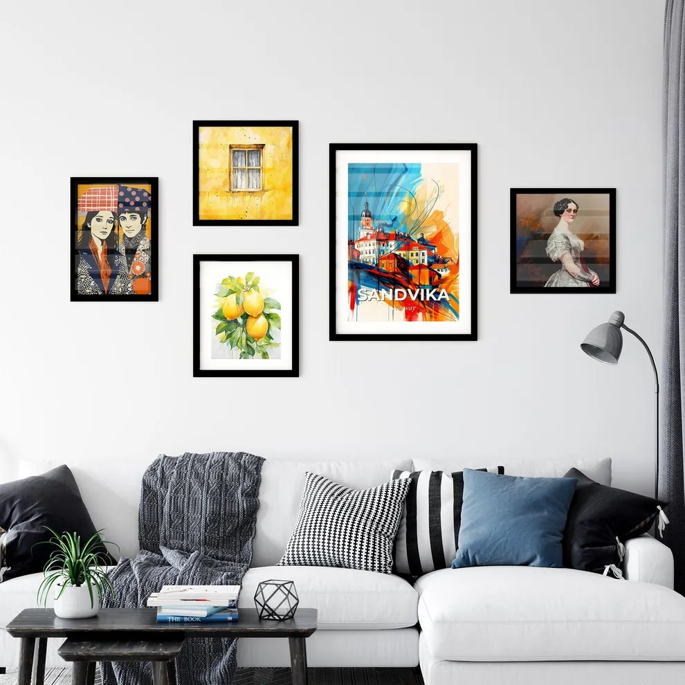 Vibrant Sandvika, Norway Wall Art Collection