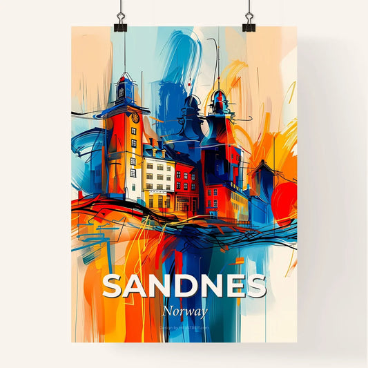 Vibrant Sandnes, Norway Poster