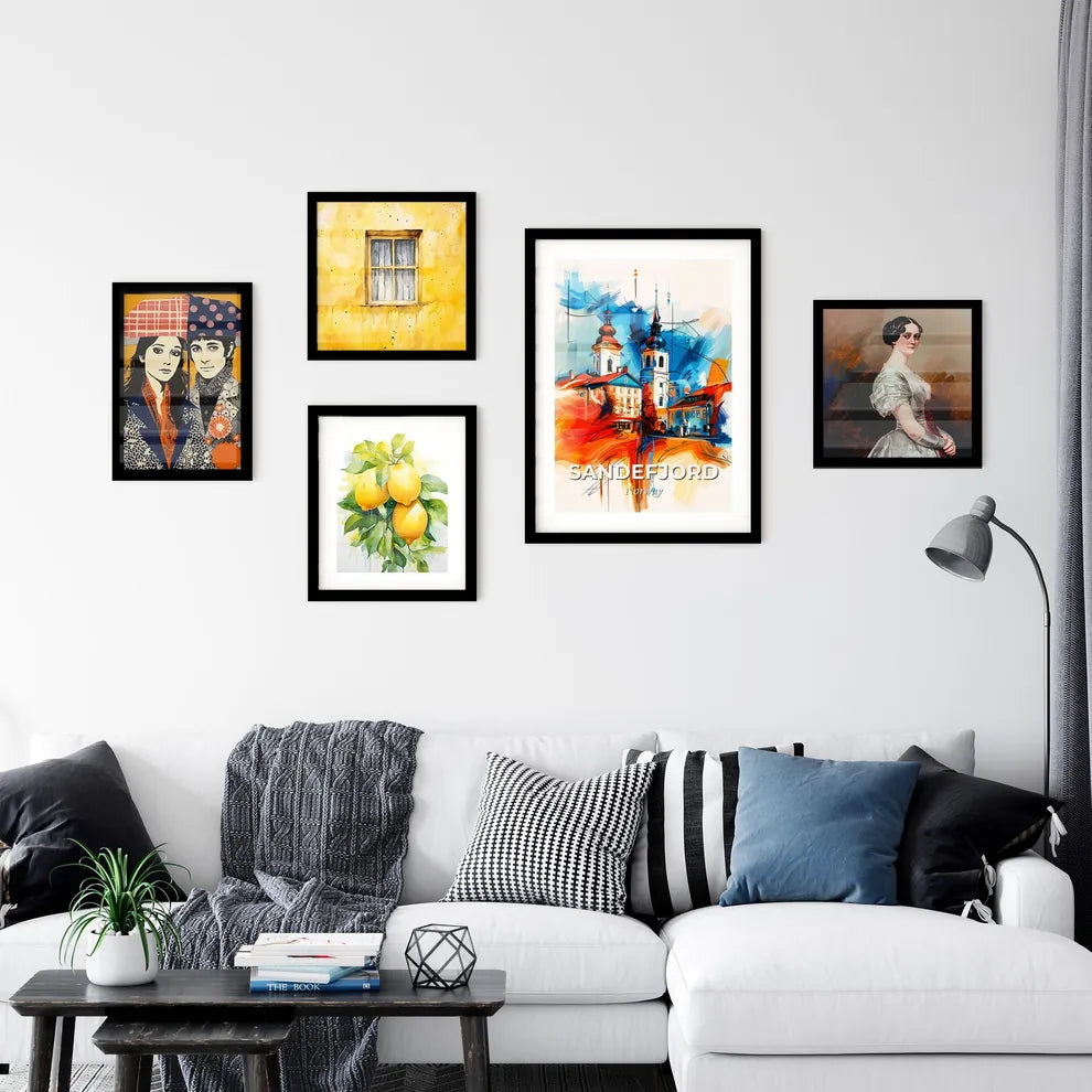 Vibrant Sandefjord, Norway Wall Art Collection