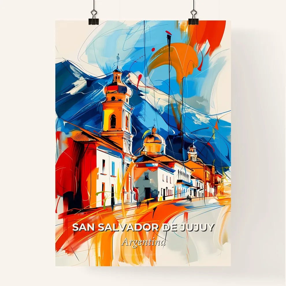 Vibrant San Salvador De Jujuy, Argentina Poster