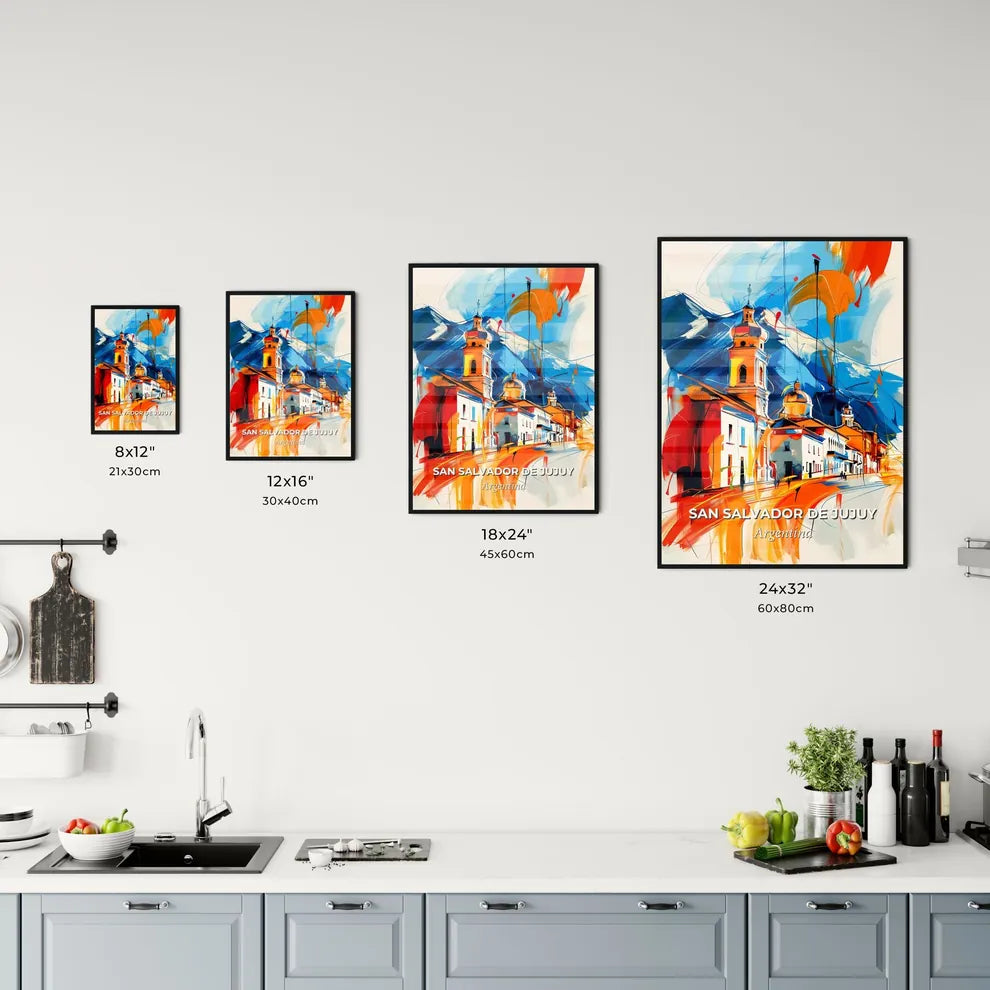 Vibrant San Salvador De Jujuy, Argentina Kitchen Art
