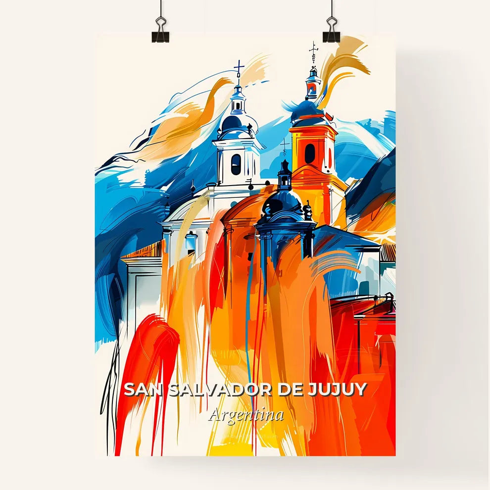 Vibrant San Salvador De Jujuy, Argentina Poster