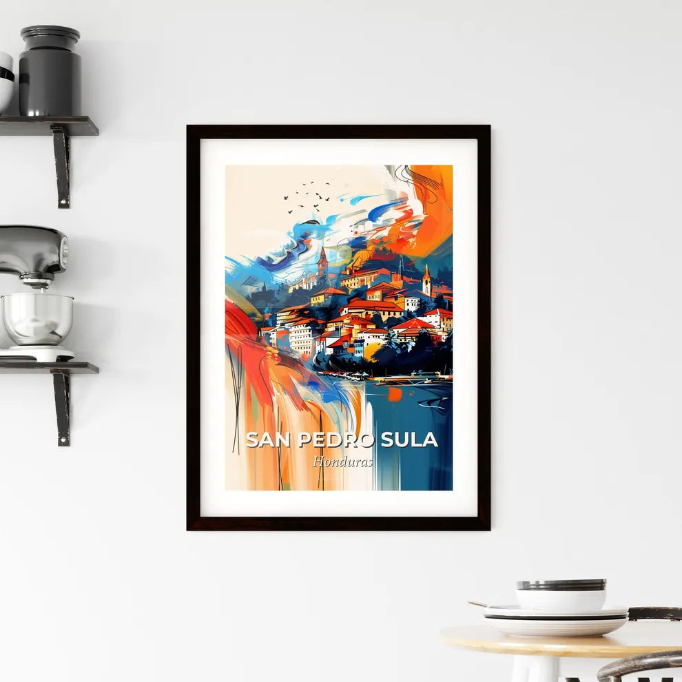 Vibrant San Pedro Sula, Honduras Framed Print