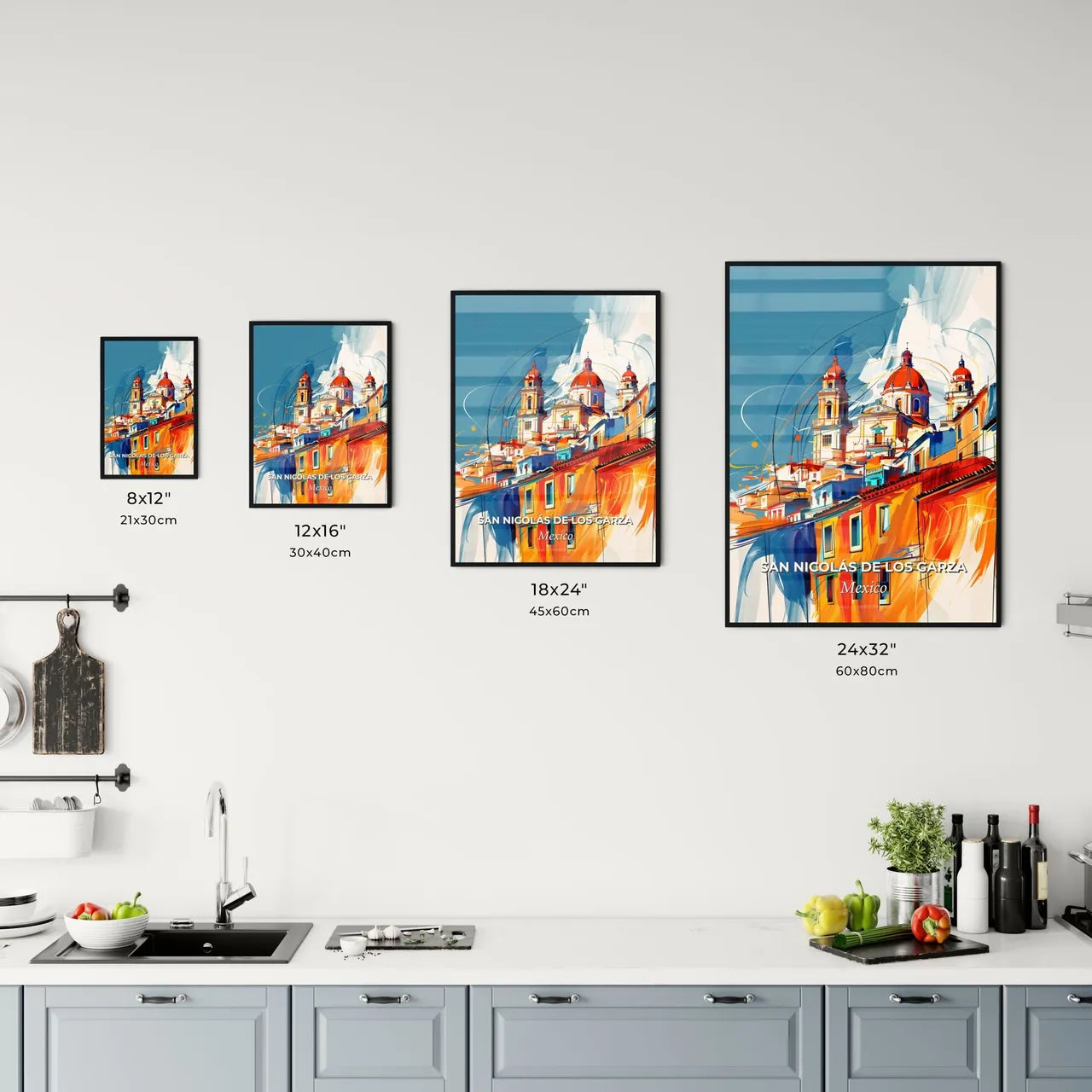 Vibrant San Nicolás De Los Garza, Mexico Kitchen Art