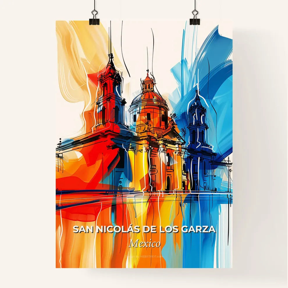 Vibrant San Nicolás De Los Garza, Mexico Poster