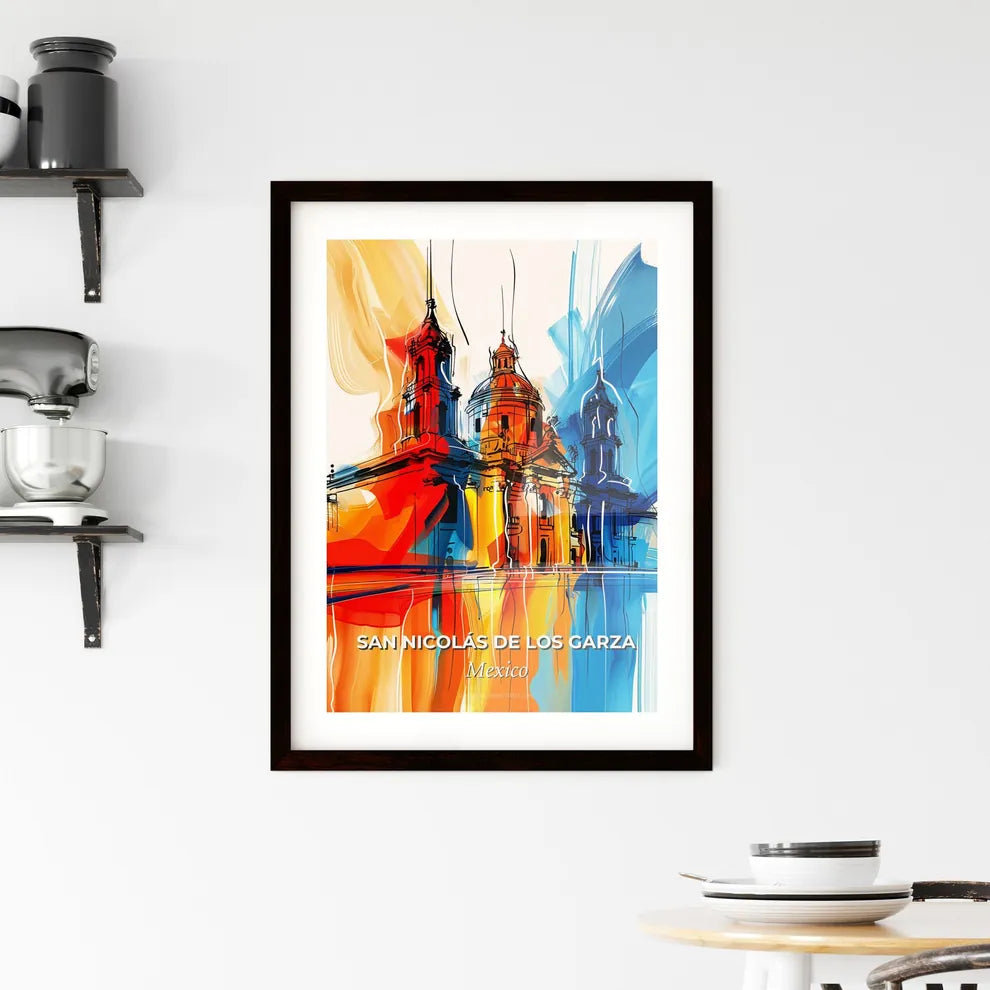 Vibrant San Nicolás De Los Garza, Mexico Framed Print