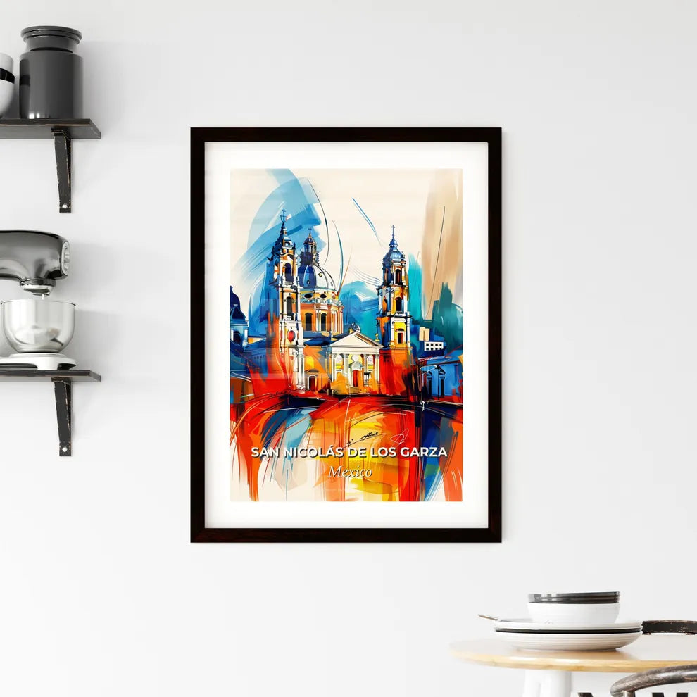 Vibrant San Nicolás De Los Garza, Mexico Framed Print