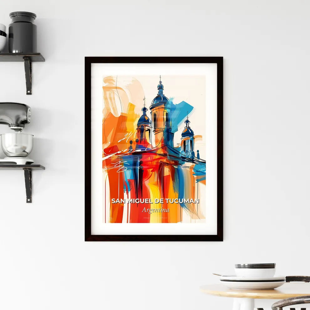 Vibrant San Miguel De Tucuman, Argentina Framed Print