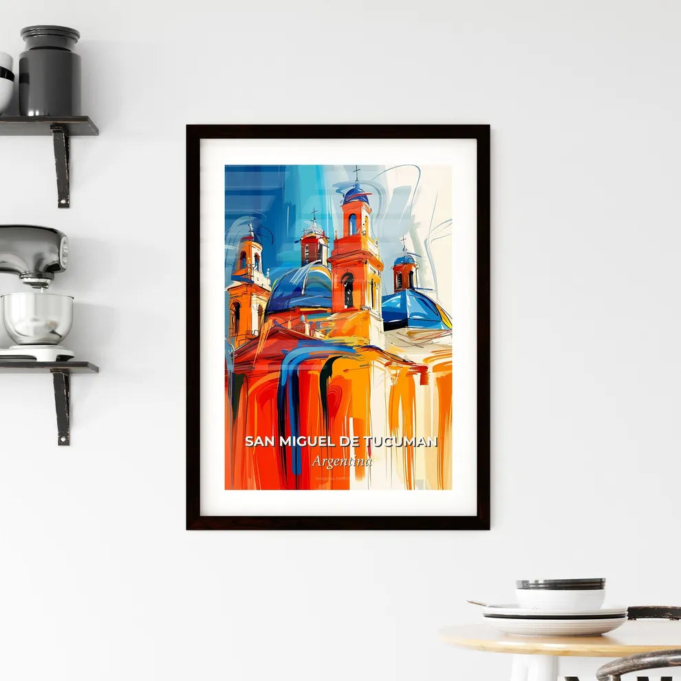 Vibrant San Miguel De Tucuman, Argentina Framed Print