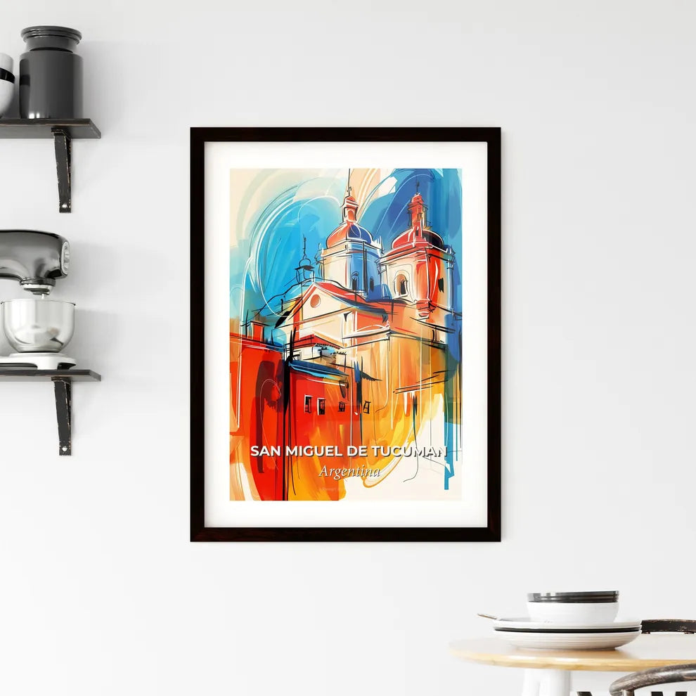 Vibrant San Miguel De Tucuman, Argentina Framed Print
