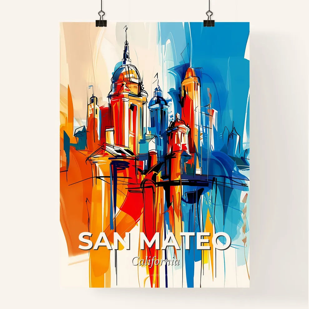 Vibrant San Mateo, California Poster