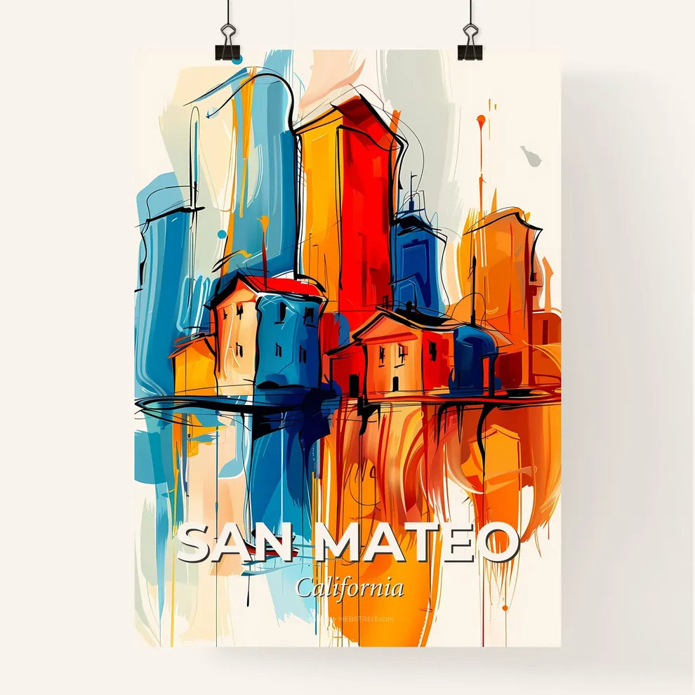 Vibrant San Mateo, California Poster