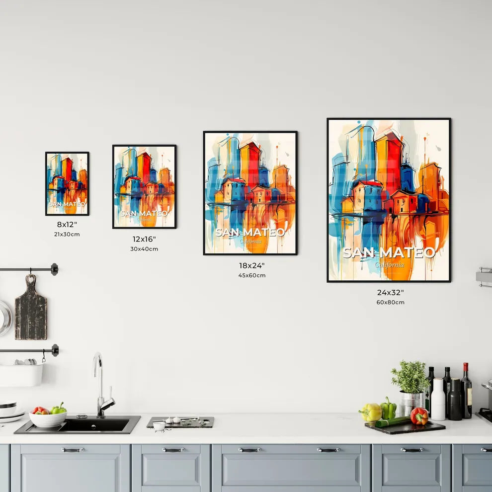 Vibrant San Mateo, California Kitchen Art