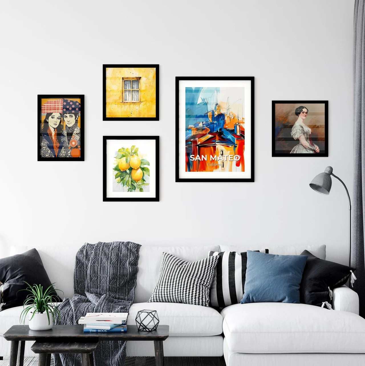 Vibrant San Mateo, California Wall Art Collection