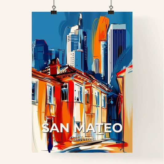 Vibrant San Mateo, California Poster