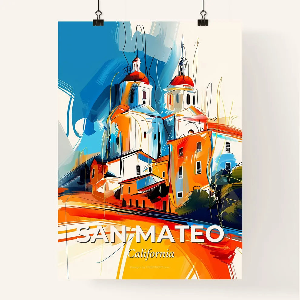 Vibrant San Mateo, California Poster