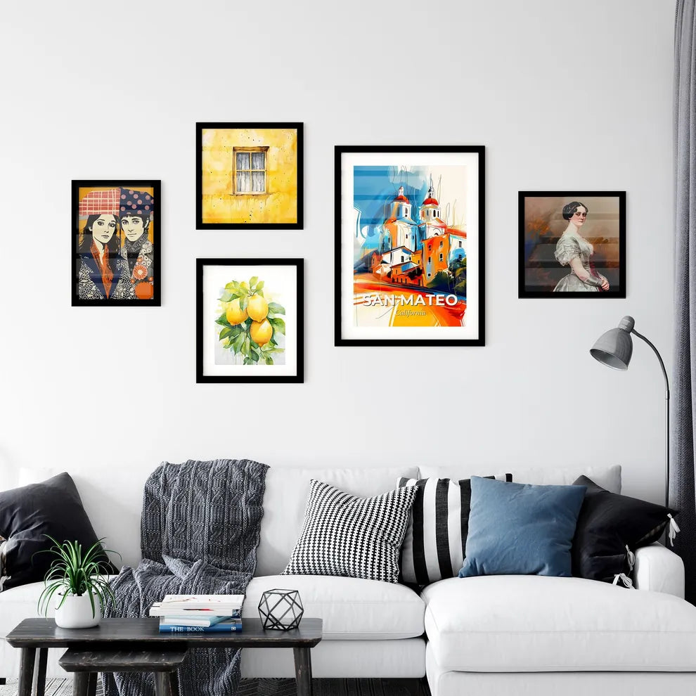 Vibrant San Mateo, California Wall Art Collection
