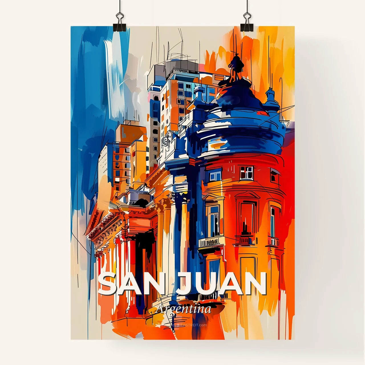 Vibrant San Juan, Argentina Poster