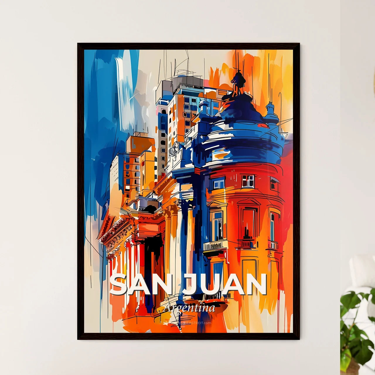 Vibrant San Juan, Argentina Art Print
