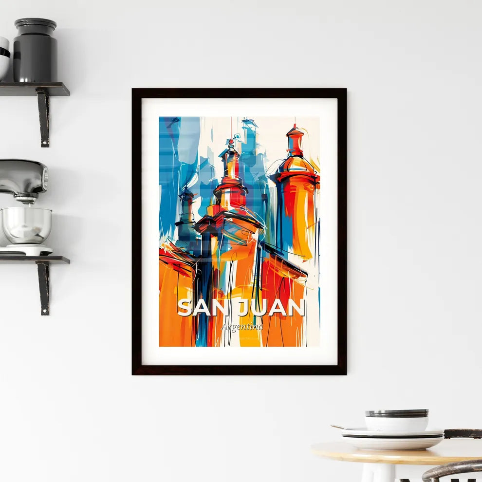 Vibrant San Juan, Argentina Framed Print