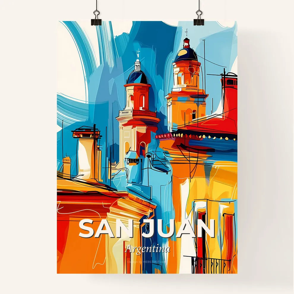 Vibrant San Juan, Argentina Poster