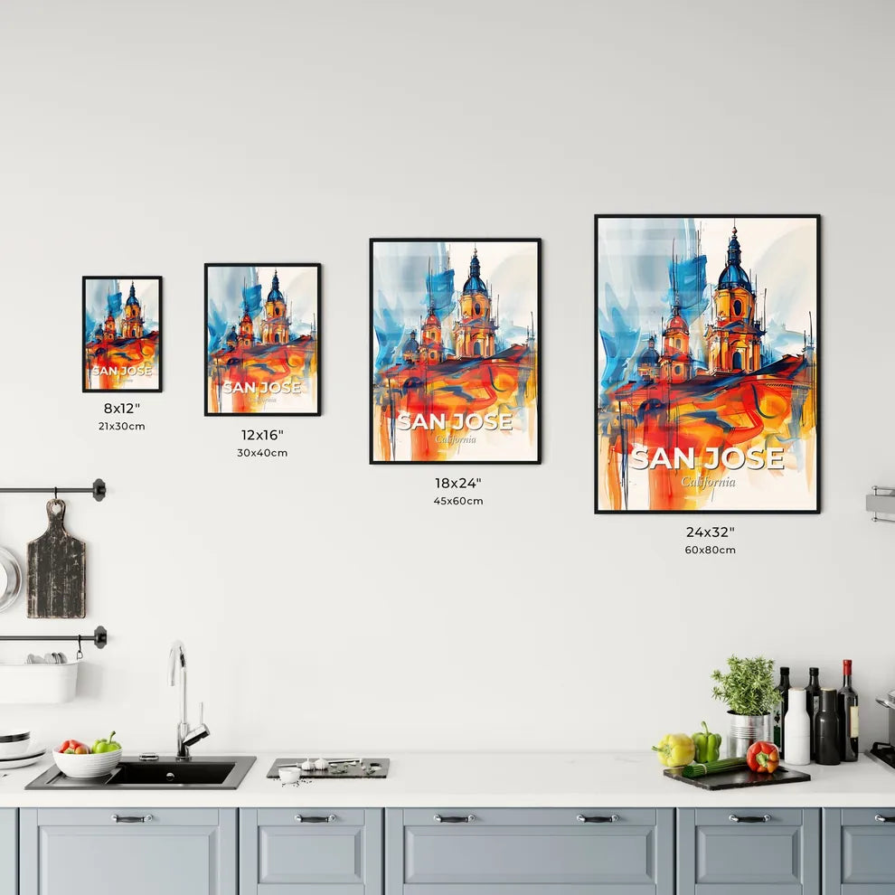 Vibrant San Jose, California Kitchen Art