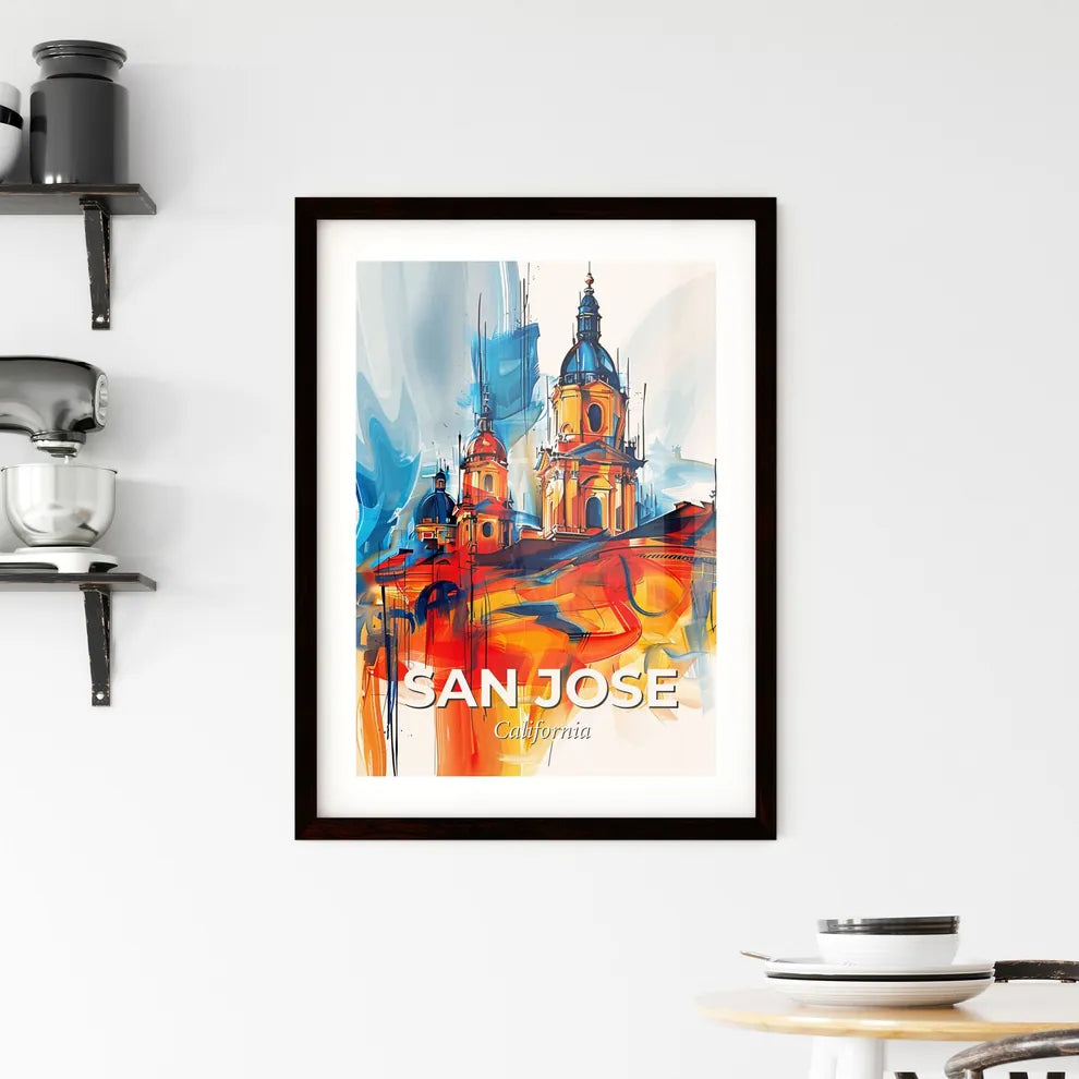 Vibrant San Jose, California Framed Print