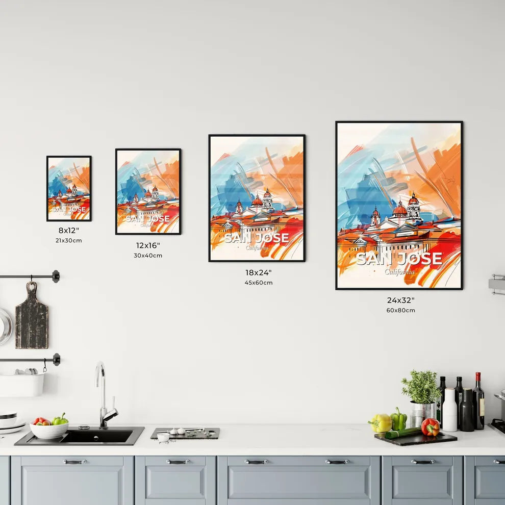 Vibrant San Jose, California Kitchen Art