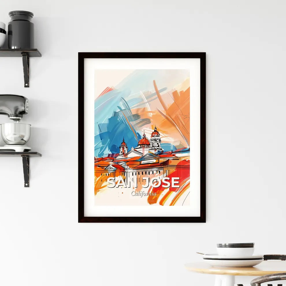 Vibrant San Jose, California Framed Print