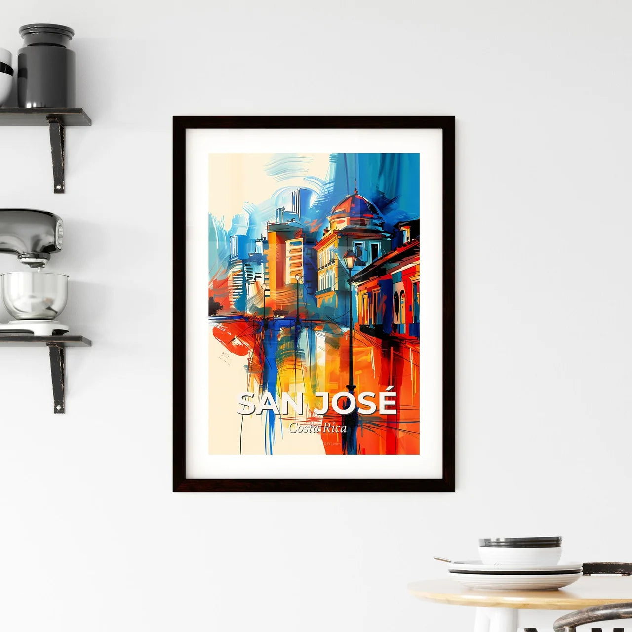Vibrant San José, Costa Rica Framed Print