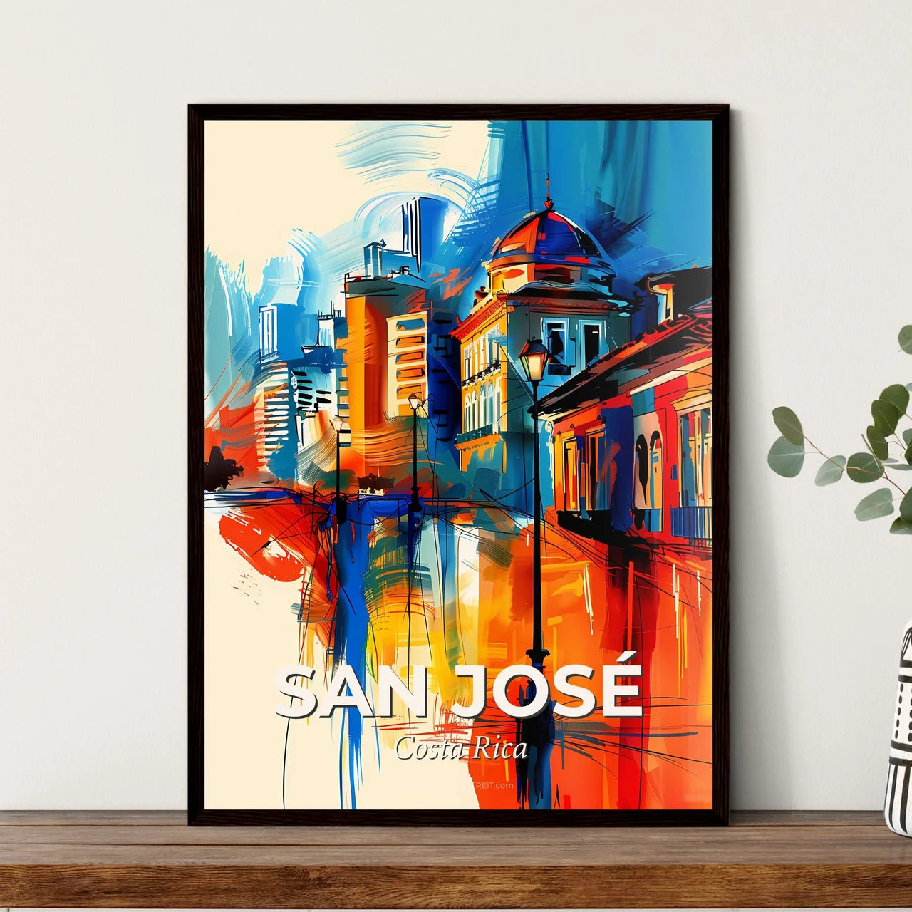 Vibrant San José, Costa Rica Art Print