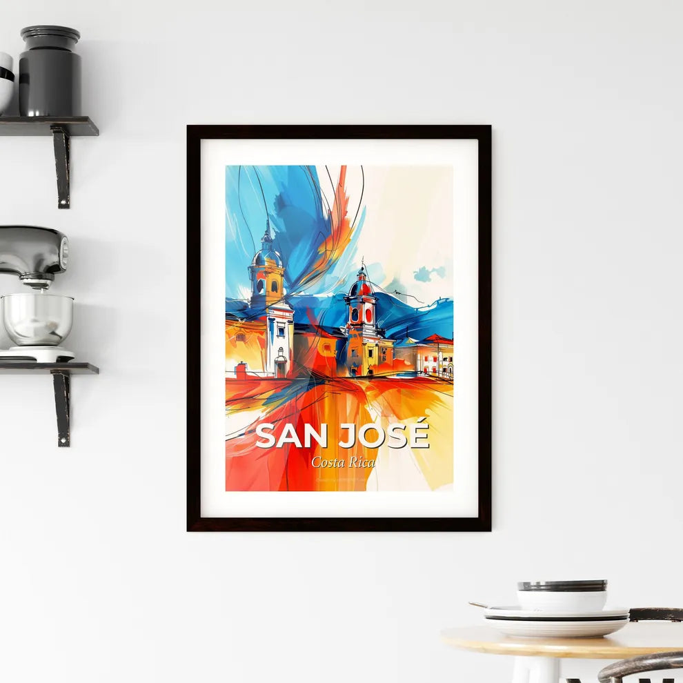 Vibrant San José, Costa Rica Framed Print