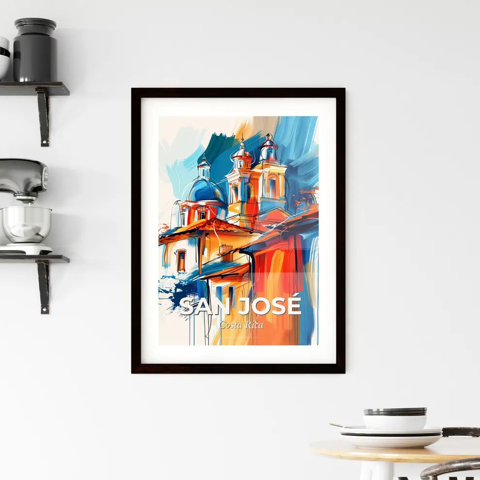 Vibrant San José, Costa Rica Framed Print
